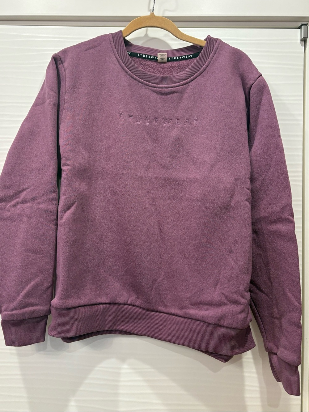 RYDERWEAR Purple Crewneck Sweatshirt